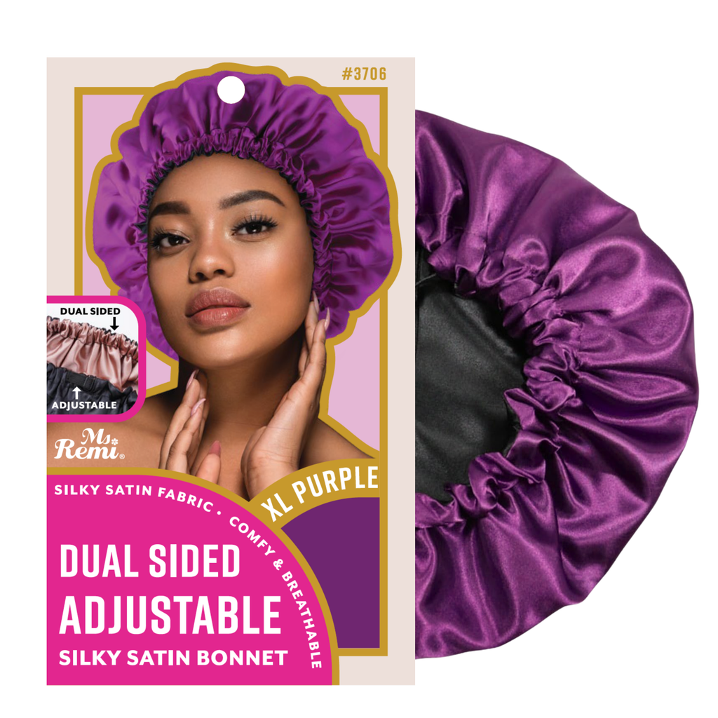 Ms. Remi Dual-Sided Adjustable Satin Bonnet X-Large, 1 Count, Assorted Color