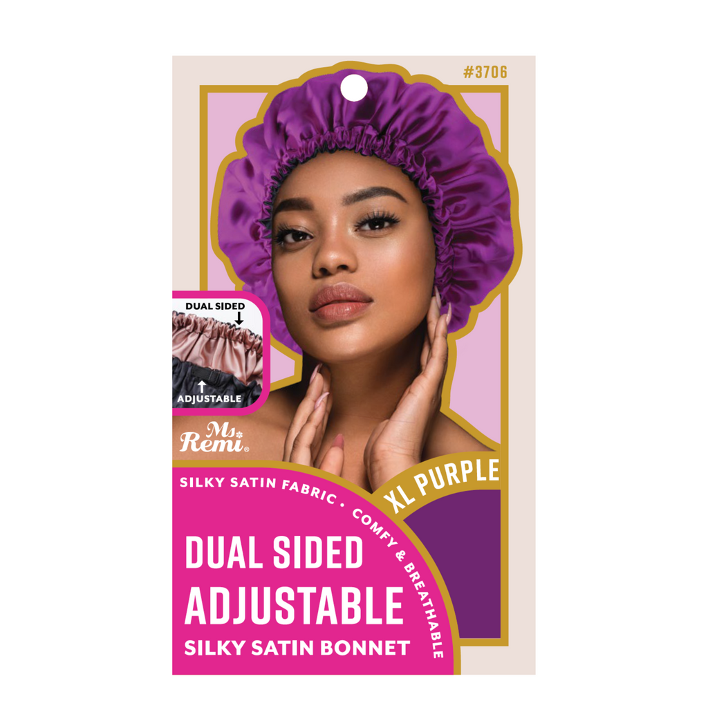 Ms. Remi Dual-Sided Adjustable Satin Bonnet X-Large, 1 Count, Assorted Color